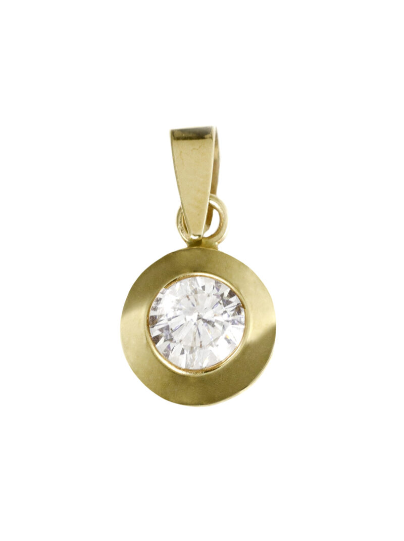 Colgante Oro 18K Circonita