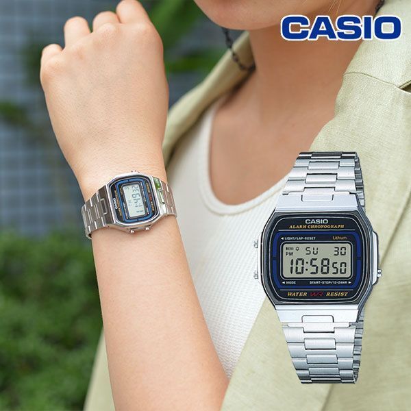 Reloj Casio Collection retro plateado