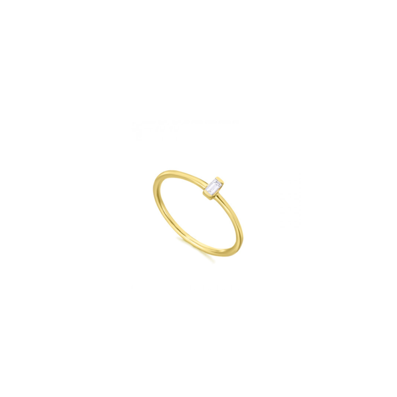 ANILLO CON DIAMANTE TALLA BAGUETTE ORO AMARILLO LeCarré