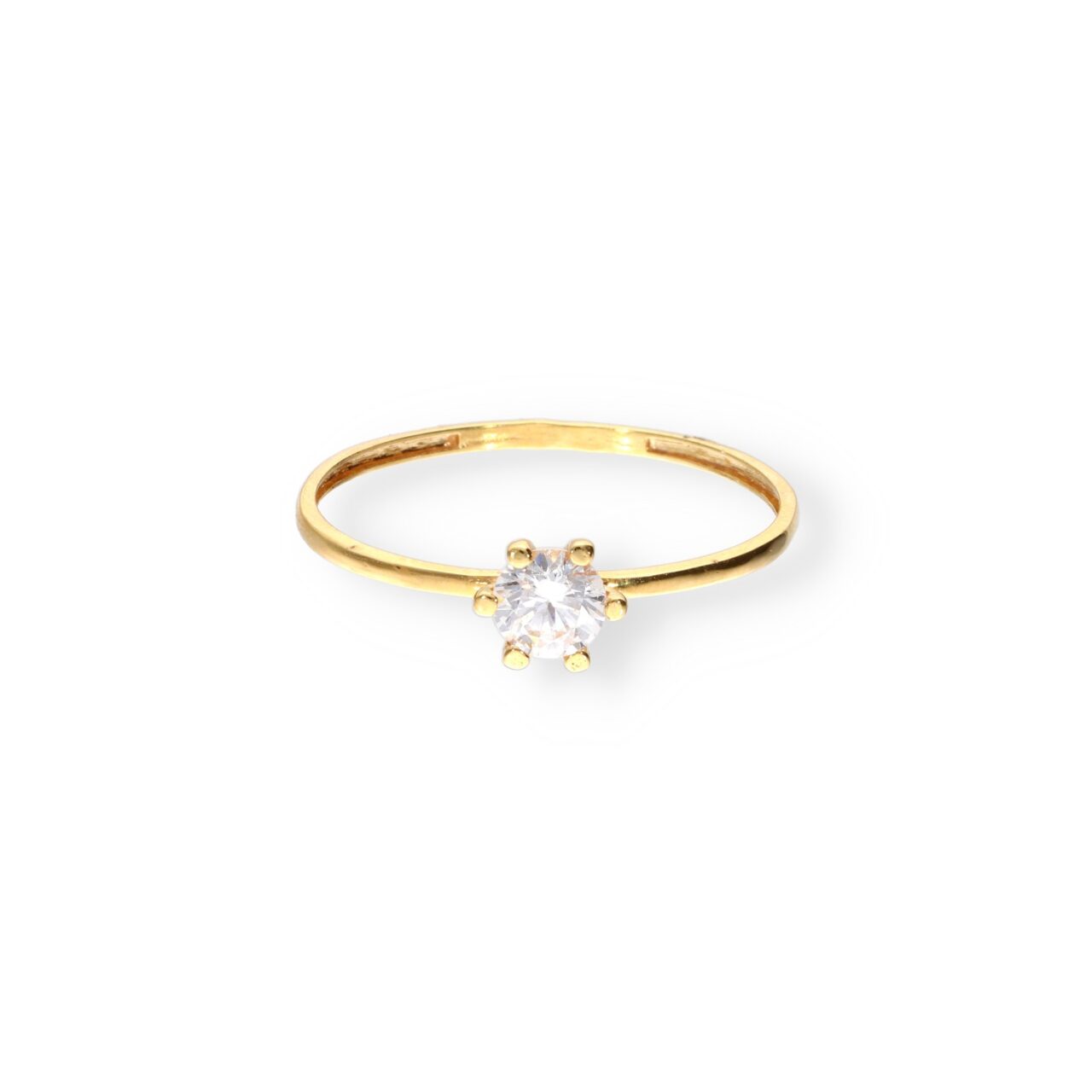 SORTIJA ORO 18K CIRCONITA GARRAS