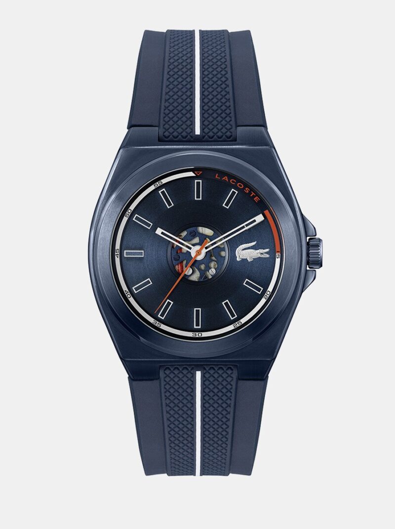 Reloj de hombre Reno Lacoste de silicona azul marino