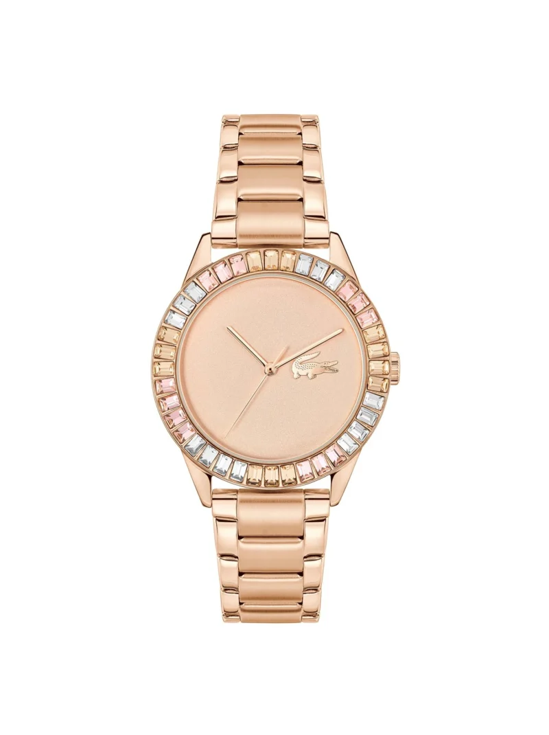 Reloj Lacoste de mujer  Ladycroc acero rosa
