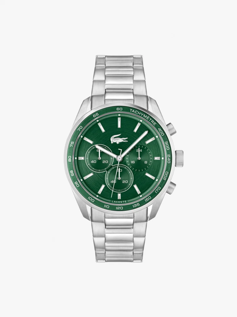 Reloj Boston Lacoste de acero inoxidable con cronógrafo