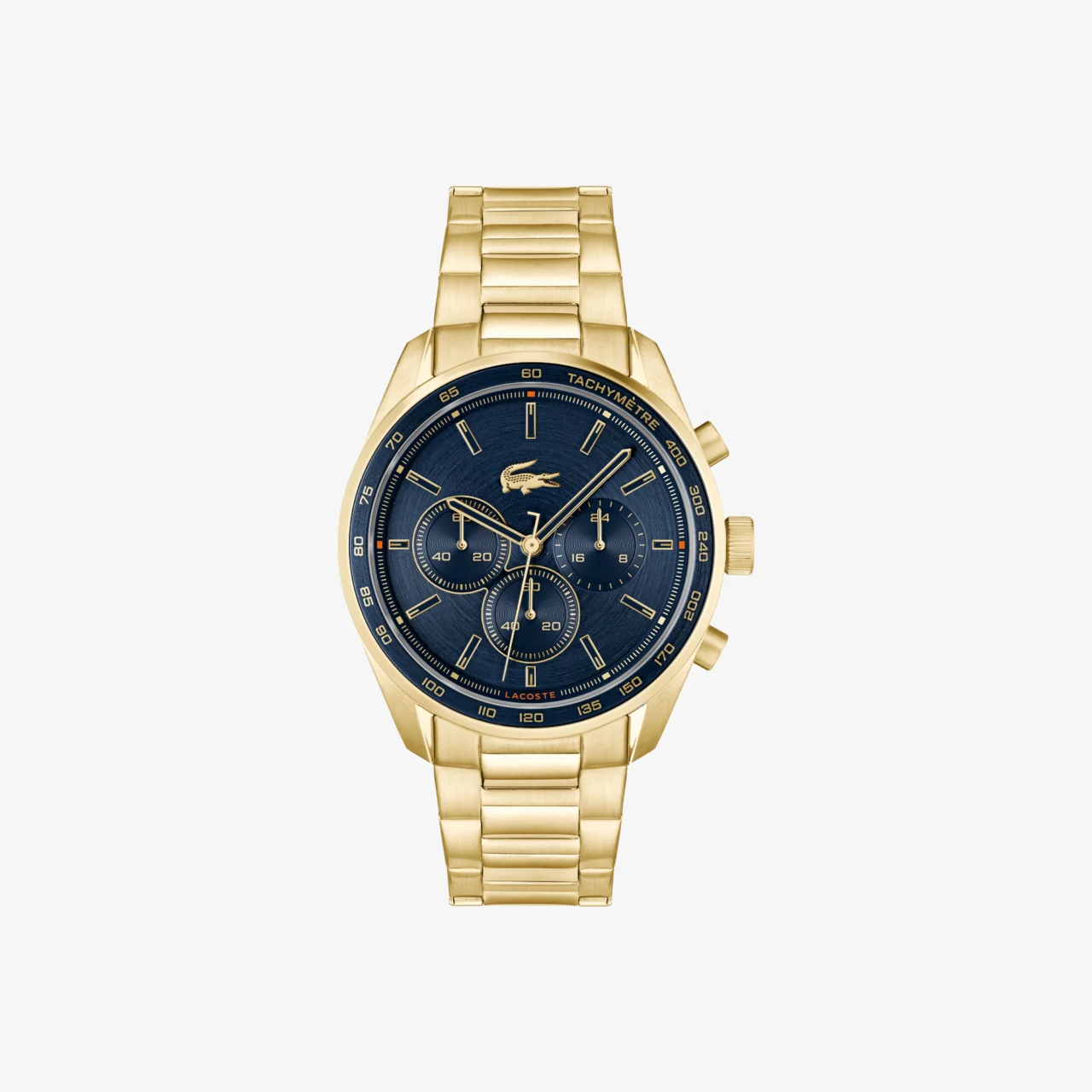 Reloj Lacoste cronógrafo de acero inoxidable con chapado de iones Boston