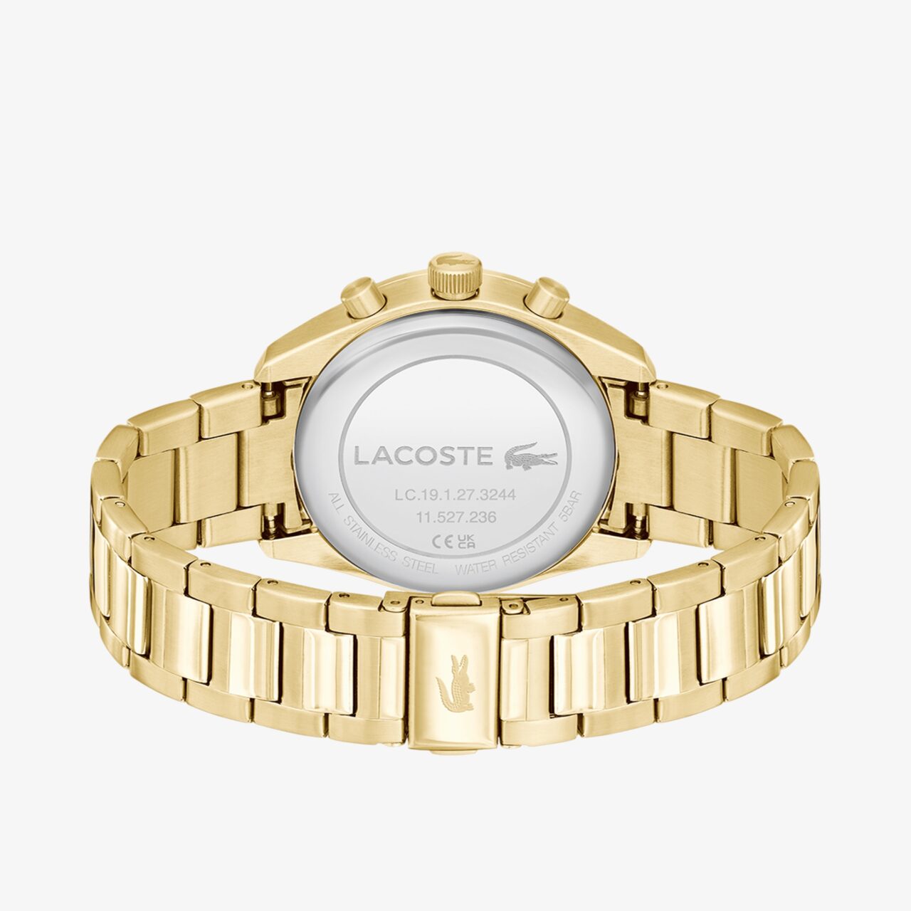 Reloj Lacoste cronógrafo de acero inoxidable con chapado de iones Boston - Imagen 3