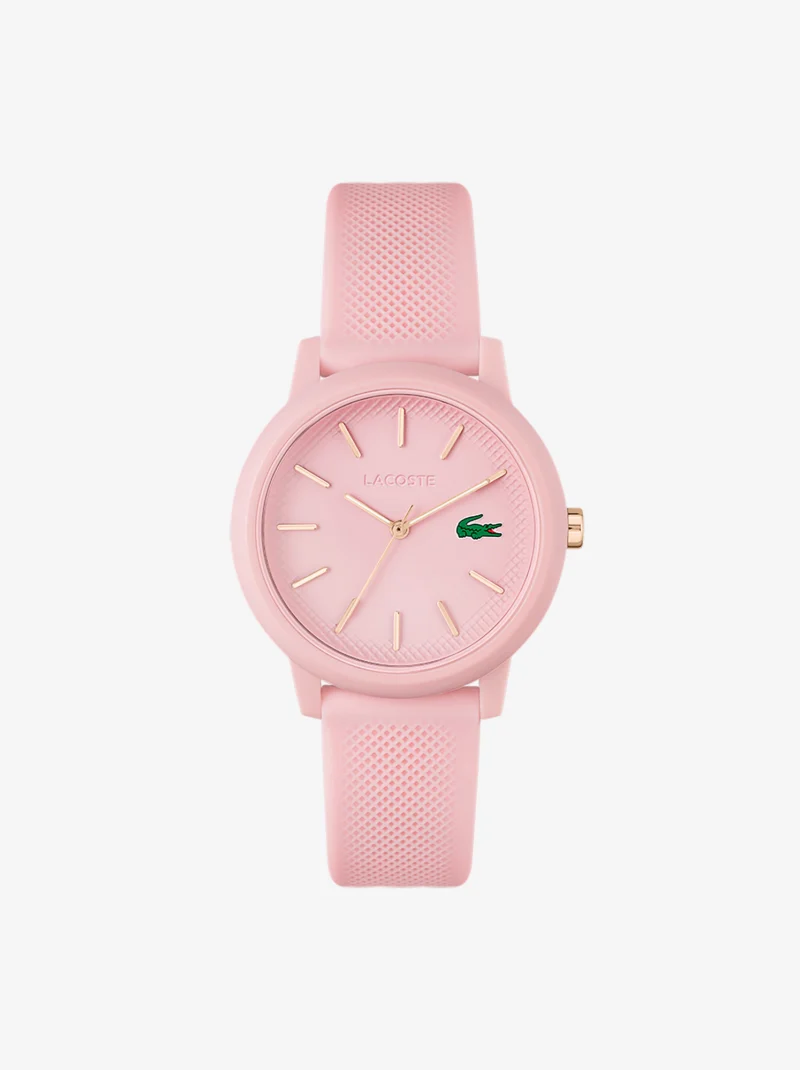 Reloj de mujer Lacoste.12.12 con correa de silicona rosa