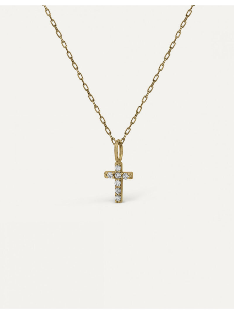 COLGANTE CRUZ PAVÉ ORO 9K BEA SOLDADO