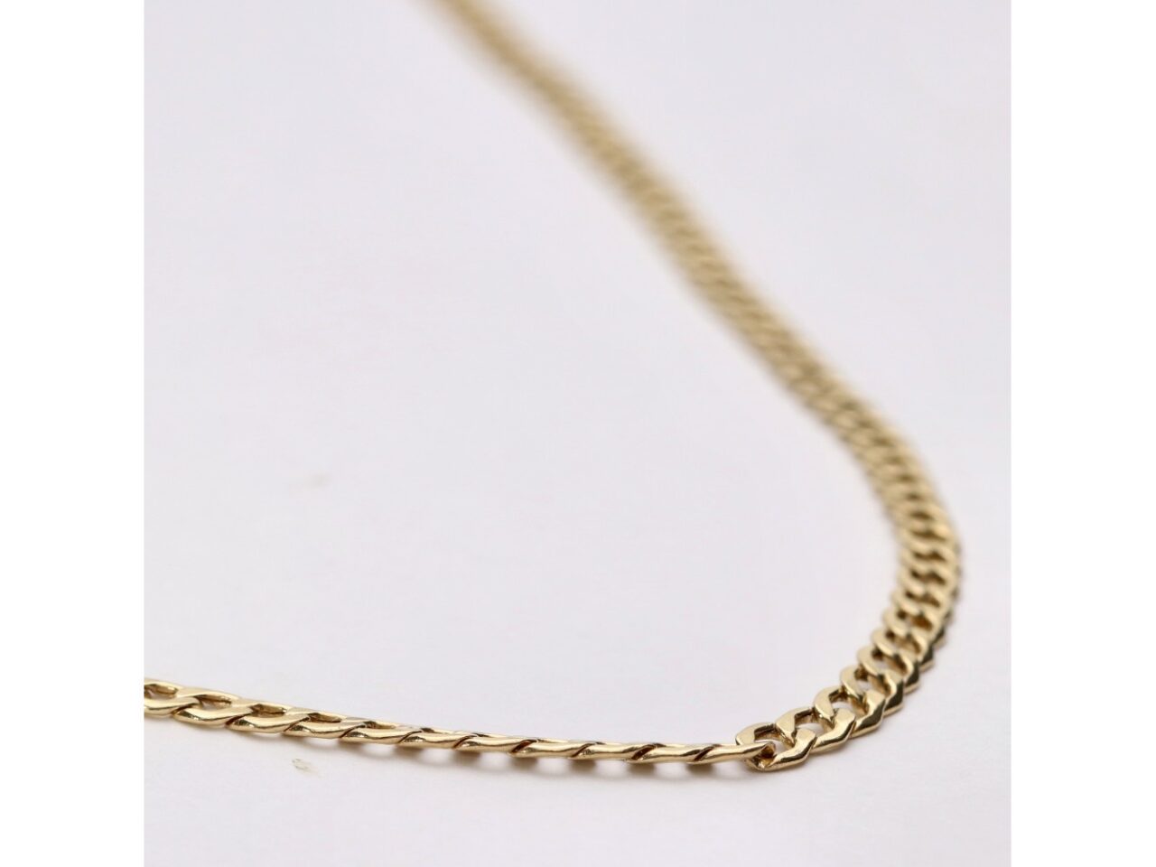 CADENA ORO 18K BARBADA 60CM HUECA - Imagen 2