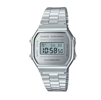RELOJ CASIO ACERO ESFERA GRIS DIGITAL A168WEM-7AEF